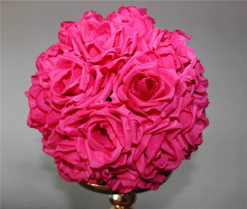 

Free shipping 20CM*10pcs Pomander rose ball wedding kissing flower ball party/home decoration flower