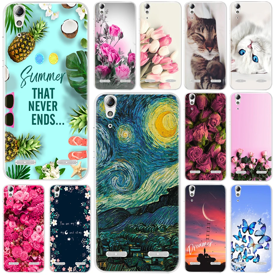 Phone Case For Lenovo Lemon K3 K30-T Cover K 3 A6000 A6010 Soft Silicone 5.0 inch Case For Lenovo K3 K 3 Cute Painted Coque Capa