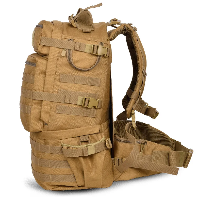 Sac à Dos de Grande Capacité 50L pour Homme, Multifonction, Imperméable, Alpinisme, Voyage
