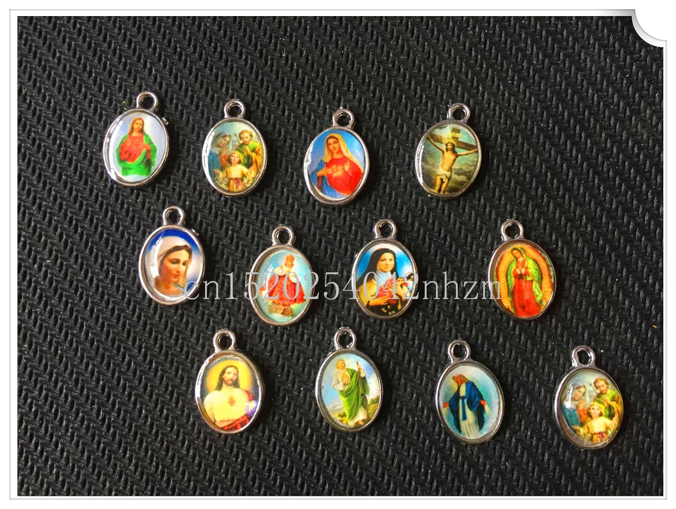 200pcs/pack baby Guadalupe pendant,Guadalupe charm,alloy religious Icon Charm one side epoxy