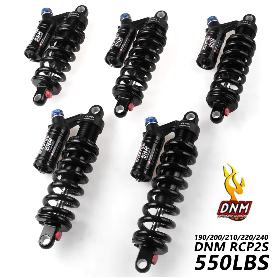 Original DNM RCP-2S Rear Shock Mountain Bike Downhill Spring Suspension Adjustable Air Suspension Bicycle Shocks