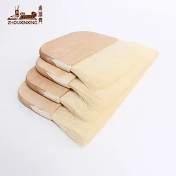 8 /10/12/14 inch large wall art paint brush wool hair /row brush wooden cleaning brush for the paintings  supplies soft brushes