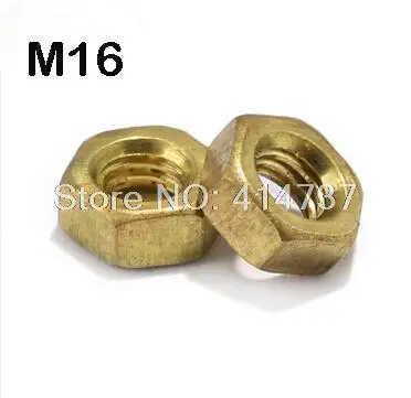 

Hex Nuts 10Pcs/Lot M16 Brass