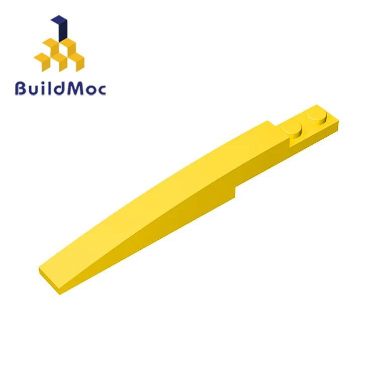 BuildMOC 13731 85970 1x10 curved brick Building Blocks Parts DIY Educational Classic Brand gift Toys