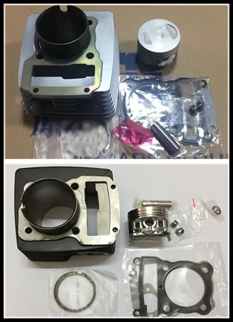 new motorcycle cylinder zontes zt150-8a hao jiang HJ150 cylinder piston assembly piston pin is 13mm diameter is 62mm