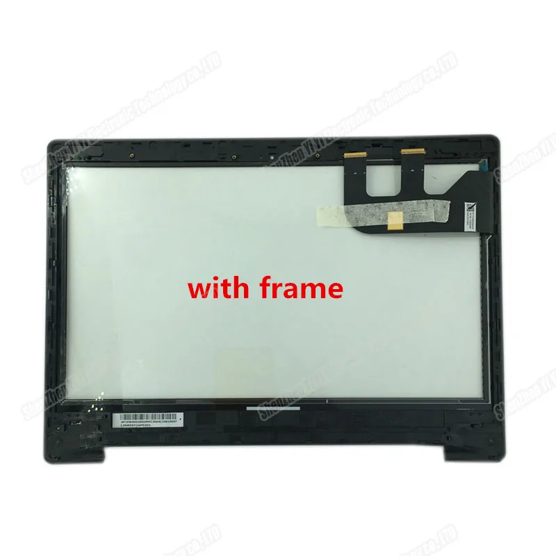 

Free Shipping 13.3 INCH Touch Glass with Frame bezel For ASUS Transformer Book Flip TP300 TP300LA TP300LD