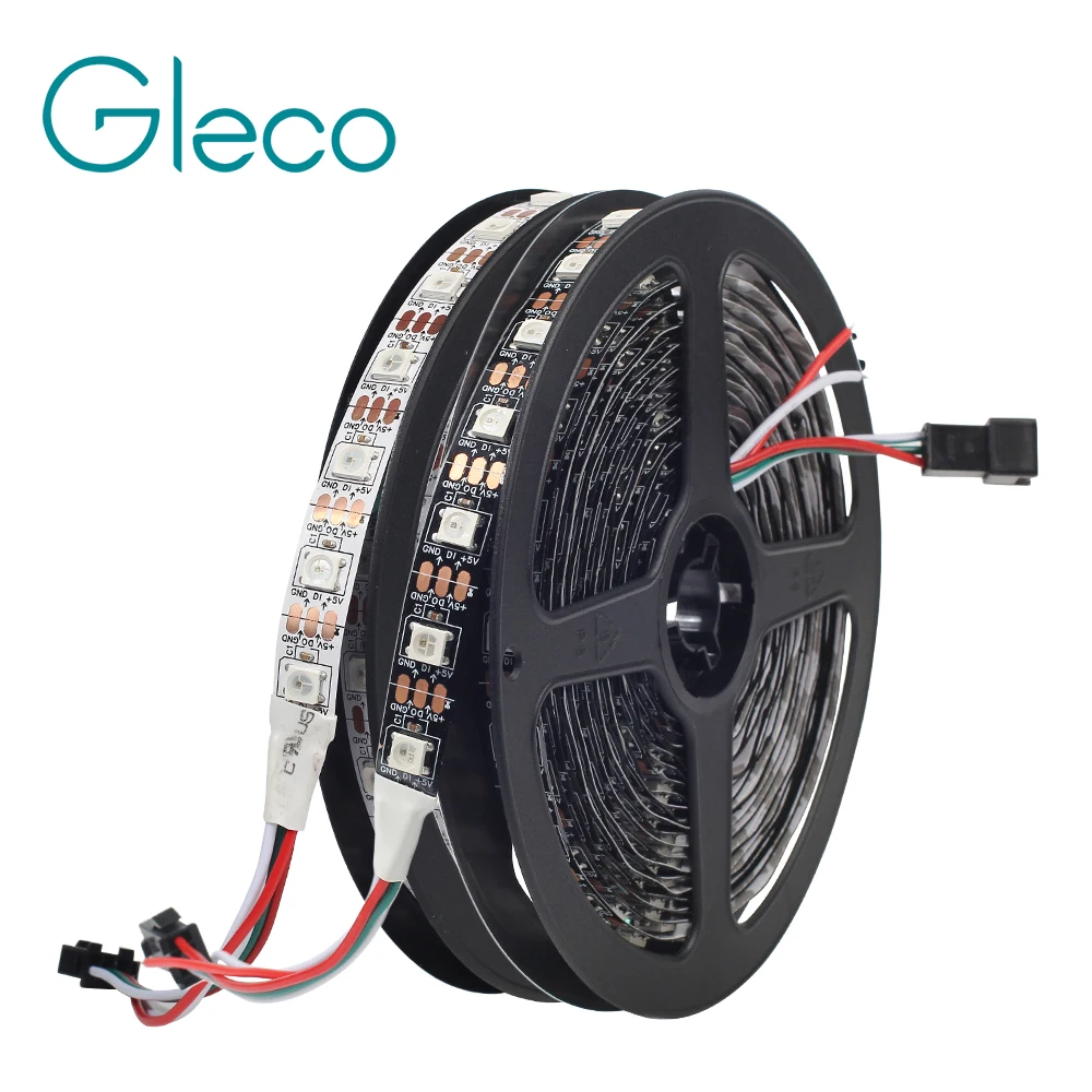 WS2812B LED Strip 5050 RGB 5V 30/60/144LED Pixels ws2812 IC Addressable color RGB LED Strip Light IP30 IP65 IP67 Waterproof