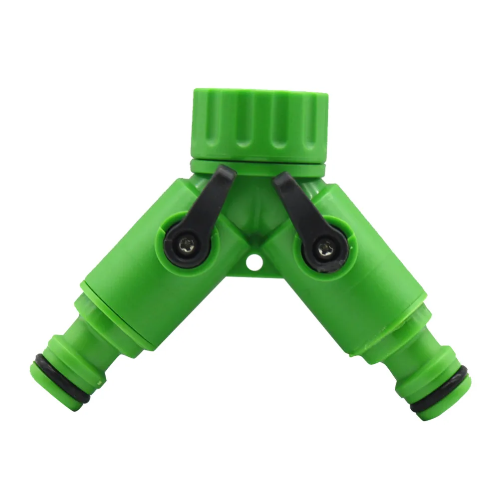 

Garden Y Splitter 2-Way Valve Adapter Agriculture Drip Irrigation Fittings 16mm Quick Connector Garden Accessories 1 Pc