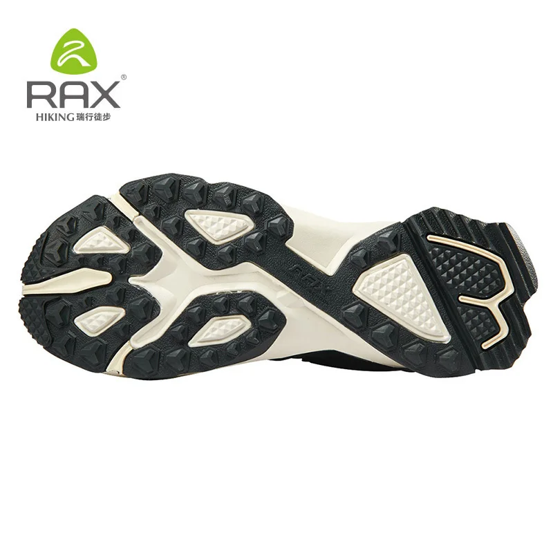 RAX Hiking Boots Men Women Waterproof Snow Boots Fleece Waterproof Trekking Shoes Warm Outdoor Sneakers Mountain Boots Men