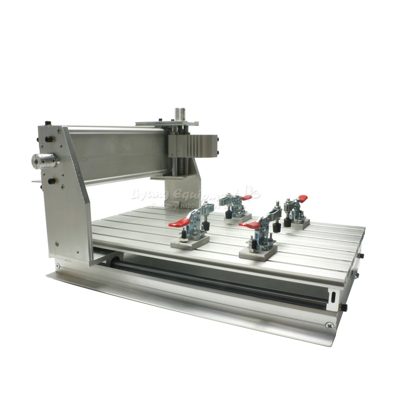 Ball Screw Mini CNC 3040 Z-DQ Engraving Machine Frame Kit with 3pcs Couplings Stepper Bracket 4pcs Clamp for Router