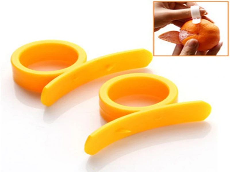 

1000pcs/lot Plastic Orange Peelers Zesters Lemon Grapefruit Fruit Slicer Opener Cutter Kitchen Gadgets