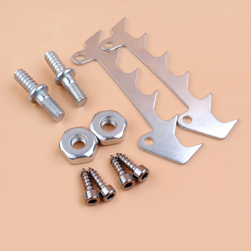 BUMPER SPIKE FELLING สุนัข STUDS NUTS สำหรับ STIHL 019 020T MS181 MS192T MS200T 017 018 MS170 MS171 MS180 021 023 025 MS210 MS230