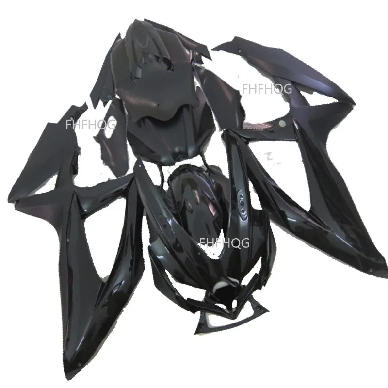 Hey-For Suzuki injection molding fairings GSXR600 2008 2009 2010 black fairing kit GSXR750 08 09 10