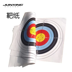 10pcs 60*60 cm/40*40 cm  Archery Shooting Target Paper Bow Hunting Archery Kit Standard Full Ring Single Spot