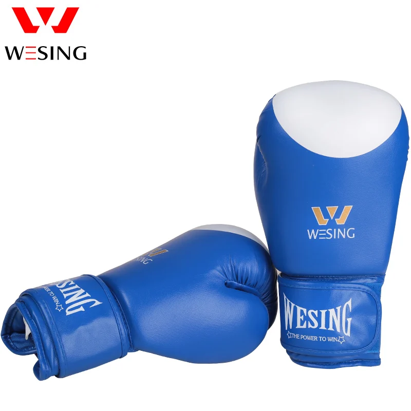 Wesing Men Women Boxing Gloves MMA Sanda Muay Thai Boxe Punching Bag Gloves Training Gloves Mitts