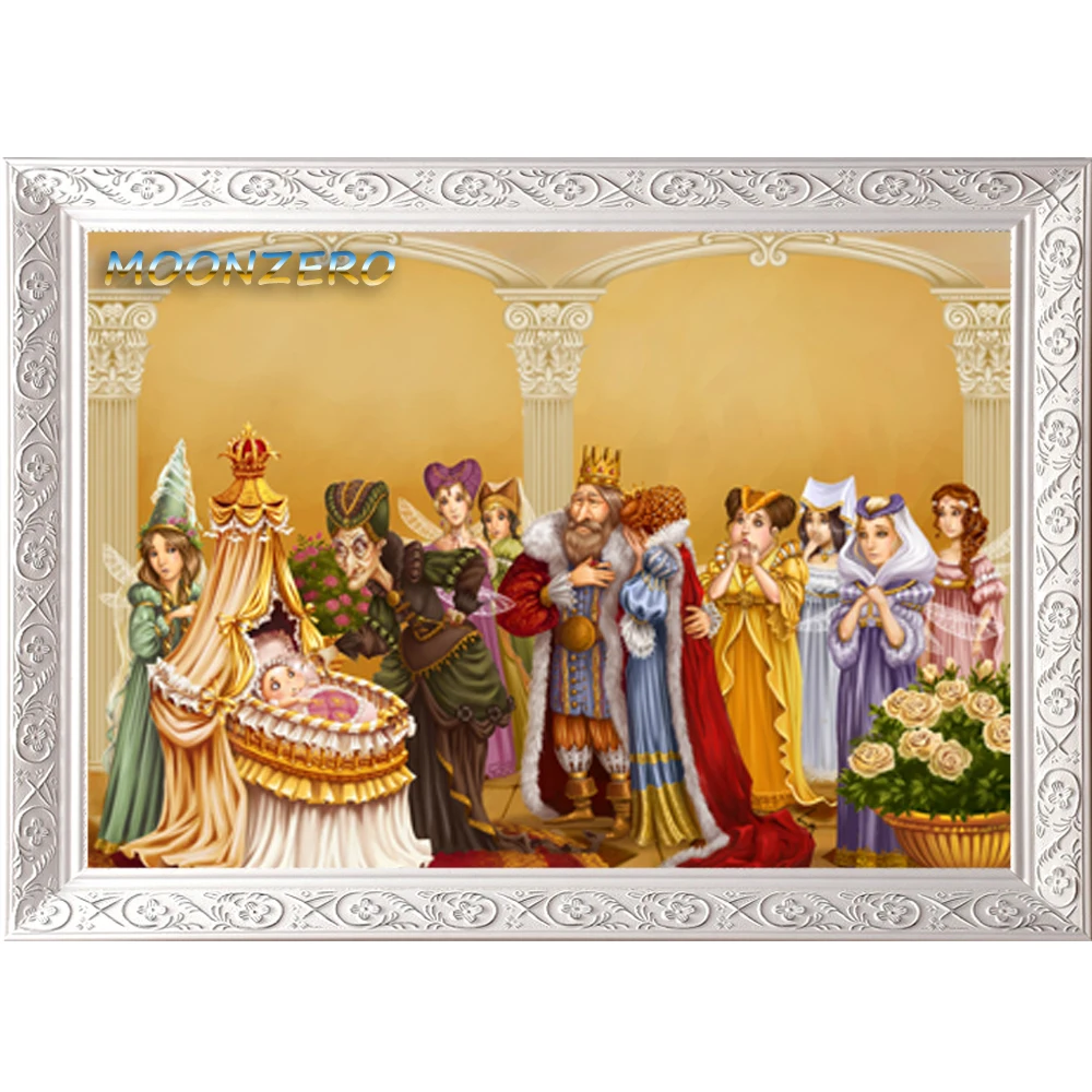 Sleeping Beauty Diy Diamond Painting Cross stitch kit Crystal Embroidery 3D Square Full Mosaic Pasted Picture Handicraft Hobby