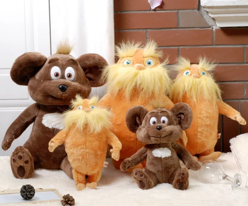 Rare Cute The Lorax Big Ear Bear Soft Stuffed Animals Plush Toy Doll Gift for Kids Birthday Christmas Gift image 3