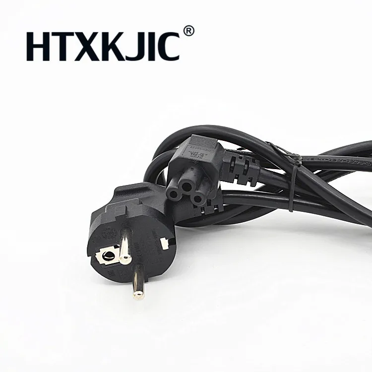 C5 Cloverleaf Lead to EU 2 Pin AC EU Plug Power Cable Lead Cord PC Monitor