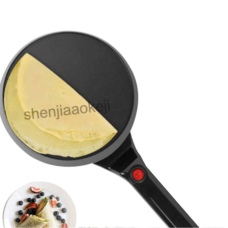 Multifunctional mini Pancake machine Pizza machine Household electric pancakes machine spring rolls Roast pancake pan 220v 600w