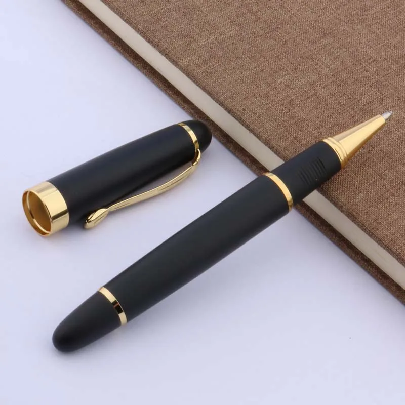 JINHAO 450 matte black Charcoal golden executive stationery Rollerball pen