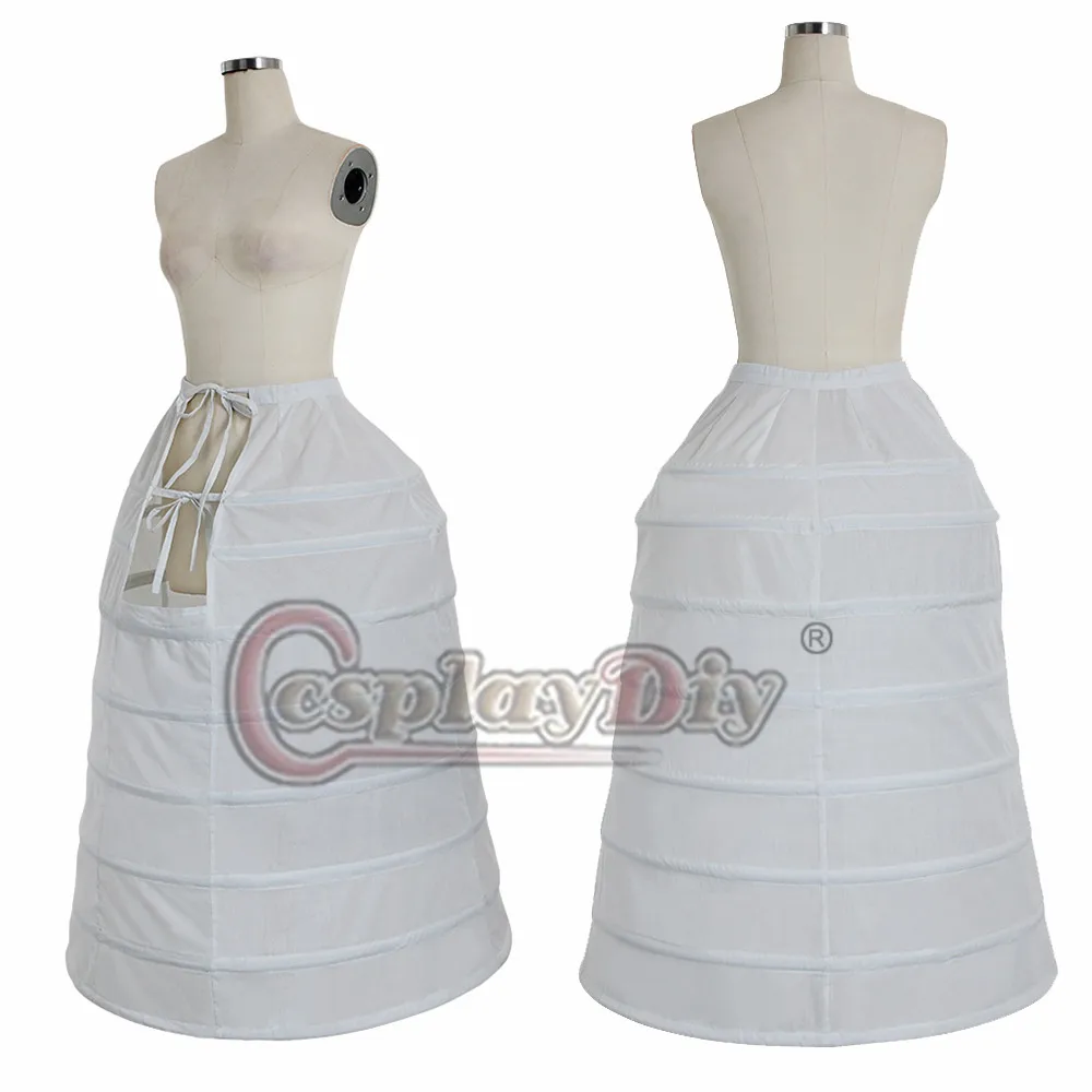 Cosplaydiy-vestido de bola Victoriano de crinolina para mujer, falda Retro de cúpula de Bustle, enagua de aro, L320