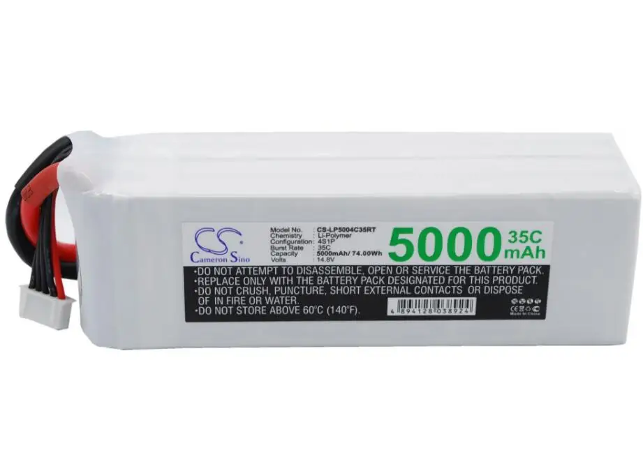 

Cameron Sino 5000mah battery for RC CS-LP5004C35RT batteries