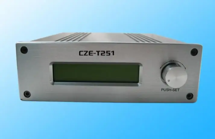 CZE-T251 FM transmitter FM Transmitter 0-25W Adjustable 87-108MHz Mono Stereo PLL Broadcast Station