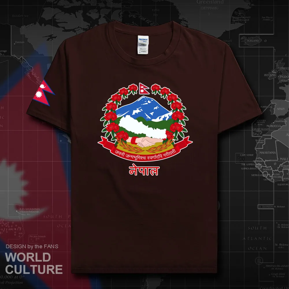 Nepal NPL men t shirt fashion 2018 jersey nation team 100% cotton t-shirt clothing tees country sporting flag Nepali Nepalese 20