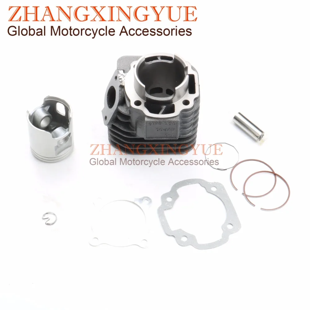 52mm 100cc Block Kit & Cylinder Head & Piston Kit & Block Gasket for MBK Booster 100 Nitro Ovetto 100 Piston pin 14mm