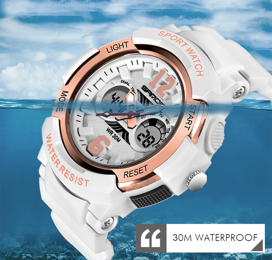 Women's LED Digital Sports Watch description 8