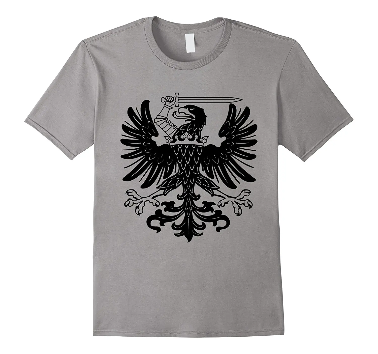 New Fashion Mens Tops Cool O Neck T-Shirt Flag of Prussia T-Shirt Prussian German Germany Graphic Custom Tees