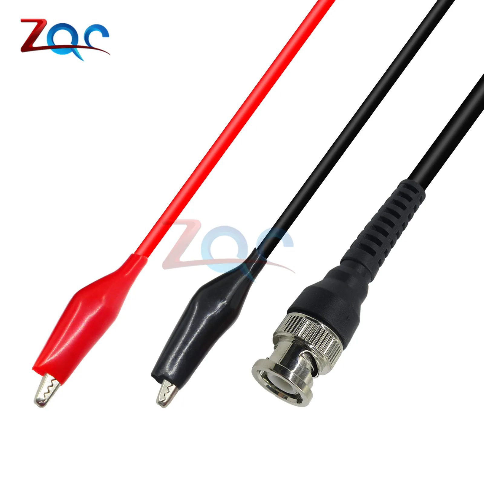 Oscilloscope Accessories P1011 BNC Test Leads BNC Q9 Male Connector to Dual Alligator Clips Oscilloscope Probe Test Leads