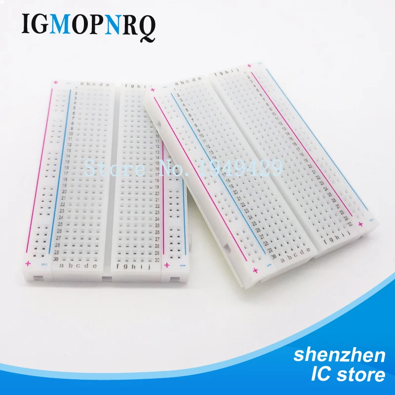 10pcs 400 Points Solderless Bread Board Breadboard PCB Test Board