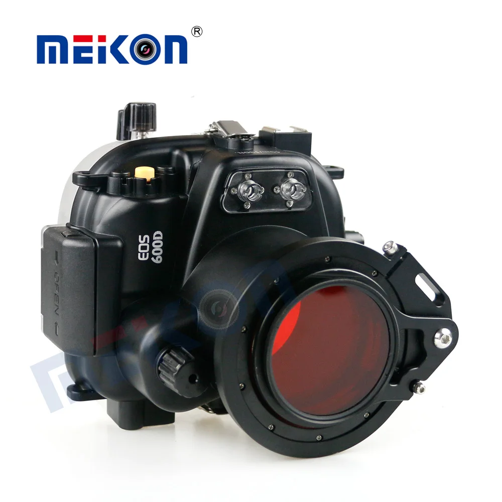 Waterproof Underwater Camera Housing Case Cover Bag for Canon EOS 600D +Two Hands Tray +67mm Dome Port Fisheye