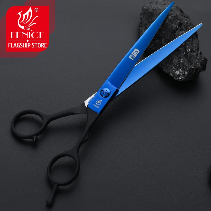 Imagem -03 - Fenice Professional Pet Dog Grooming Scissors Japão 440c Dog Shears Corte de Cabelo Tesoura Reta 7