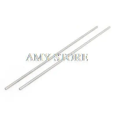 2PCS 3mm x 200mm HSS Graving Tool Round Turning Lathe Carbide Bars Stick