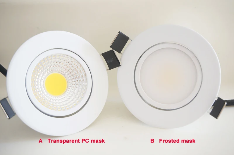 Dimmable LED Downlight  3W 5W 7W Spot LED DownLights Dimmable cob LED Spot Recessed down lights for living room 110v 220v