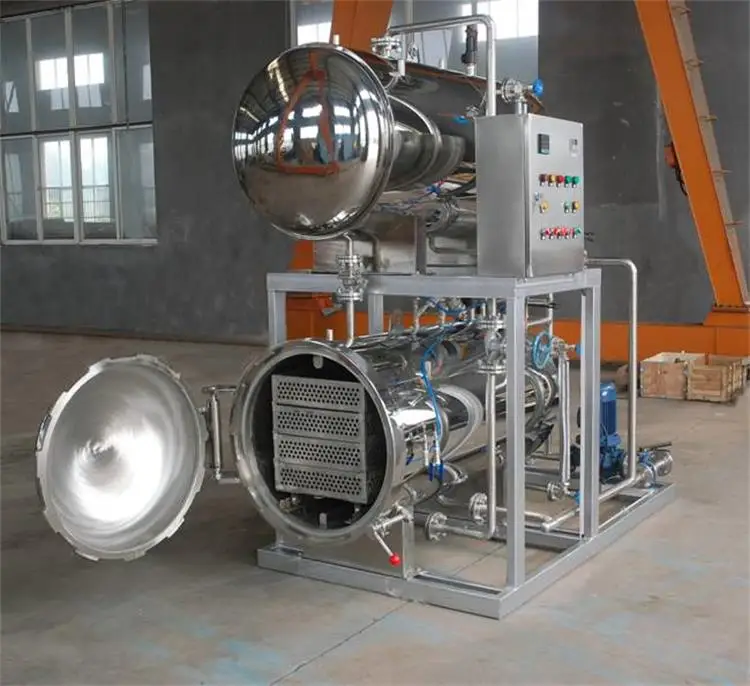 300kg/time Double-Deck Canned Food High Pressure Autoclave Sterilizer Price