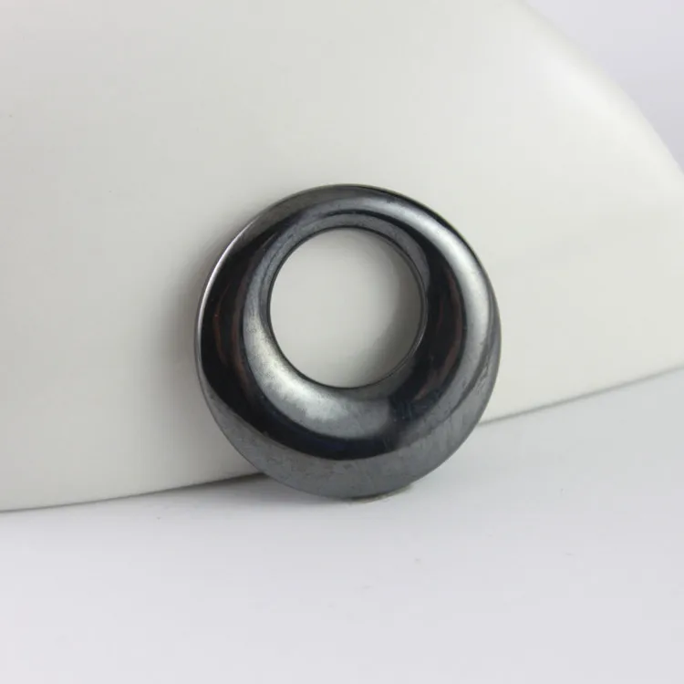 hot sale fashion hematite circle pendant accessories diy accessories  HP1030