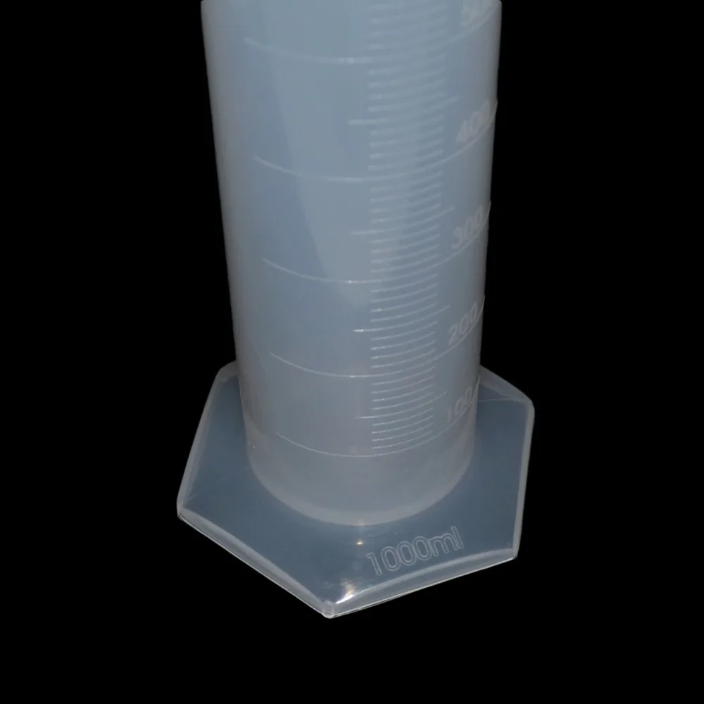 1000ml Translucent Plastic Measuring Cylinder for Lab Supplies Laboratory Tools Graduated Measuring Cylinder Tools