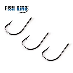 NGB 50PCS TOMARU Fishing Hook With Ring 3#-12# High Carbon Steel Barbed Hook Carp Fishhook Feeder Accessories