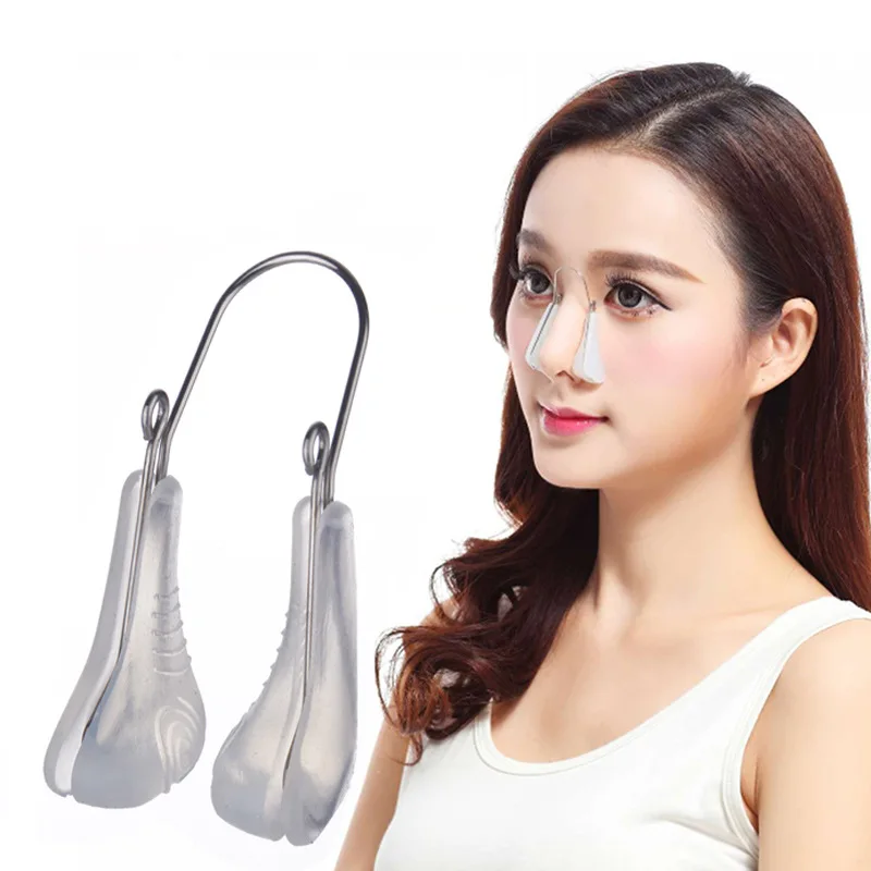 Silicone Nose Shaper Nose Up Lifting Soft Safety Bridge Straightener Corrector Slimmer Beauty Tools For Wide Crooked Nose