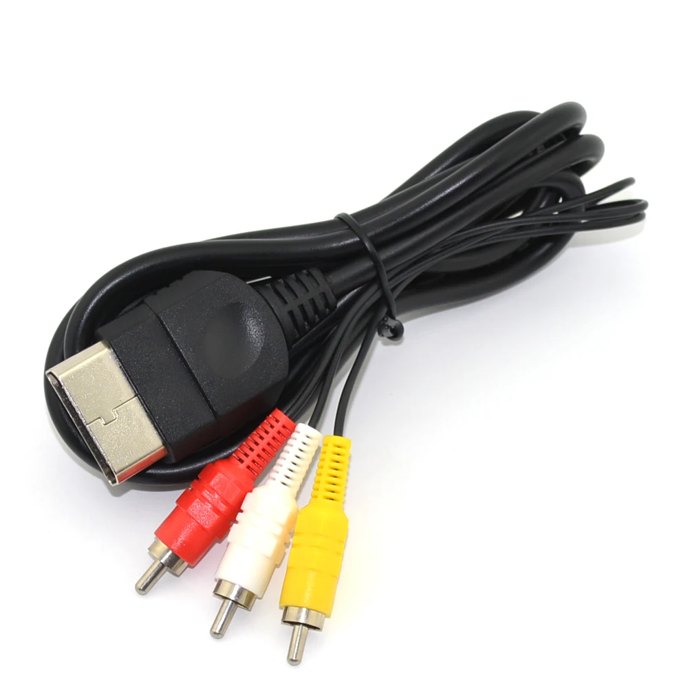 

10 pcs a lot 1.8m 3RCA Composite Audio Video Cord AV Cable for Microsoft for Xbox