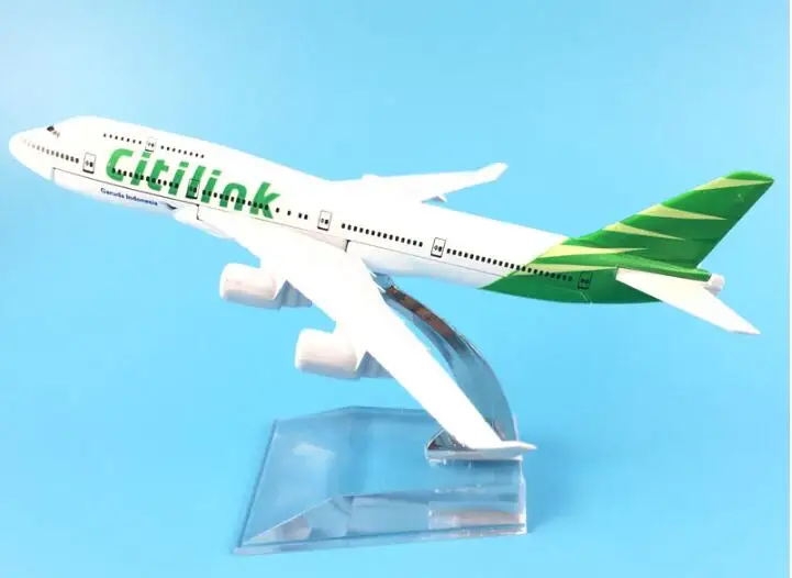 

Air Indonesia Citilink Airways B747 400 Boeing 747 400 Airlines 16cm Metal Alloy Plane Model Airplane Model w Stand Aircraft