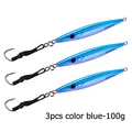 3pcs Blue 100g