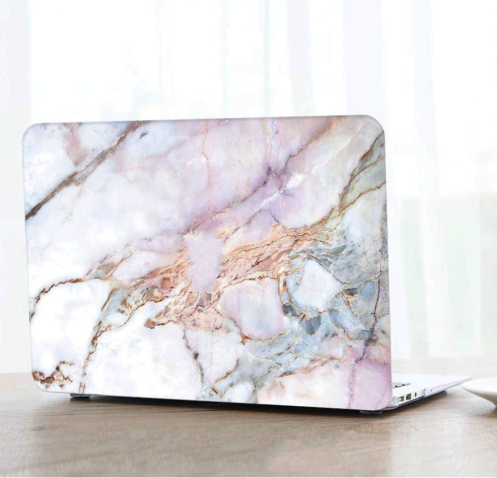 

Marble Painting Tablet Shell Pouch laptop Case cover For Apple Macbook Air 11 13 Pro Retina Touch Bar 11 12 13 15 Inch