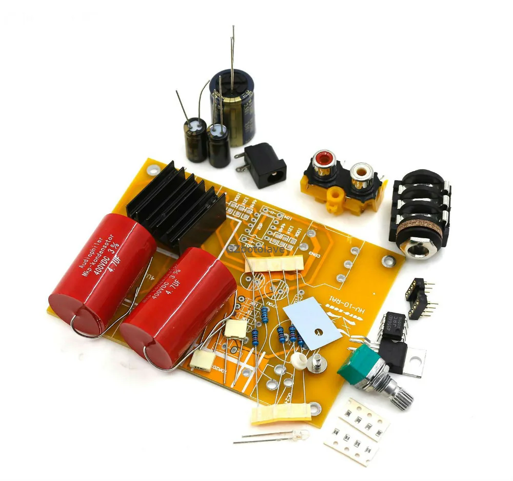 

HV-10-RA1 Headphone AMP Amplifier Kits Can Use Battery and Power Adapter