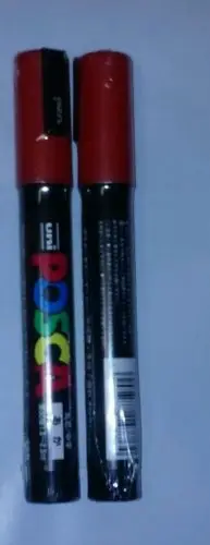 2X New beekeeping queen bee marking pen color RED marker posca PC5M