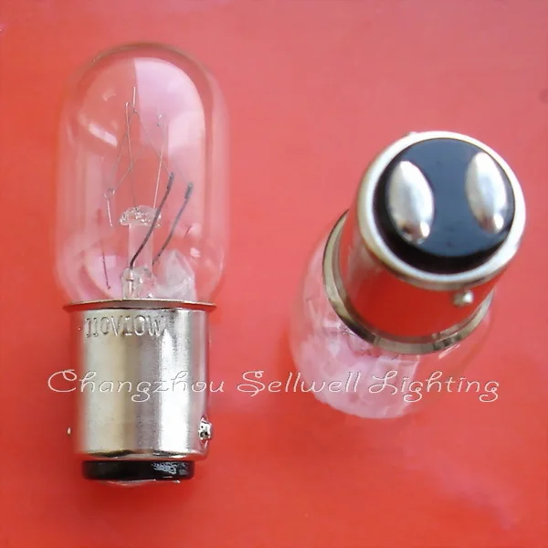 

Miniature bulb 110v 10w ba15d t20x48 A038 NEW 10pcs