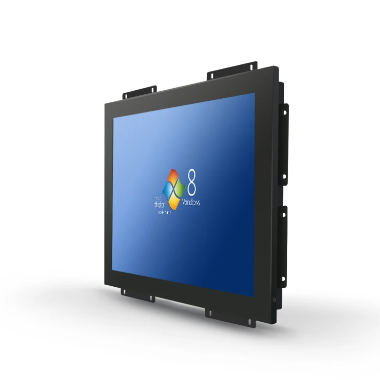 

12" inch IP65 screen displays monitor, Open Frame Embedded Resistive Touch Screen Monitor With VGA HDMI Interface industrial pc